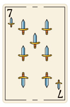 Seven of swords (espadas)